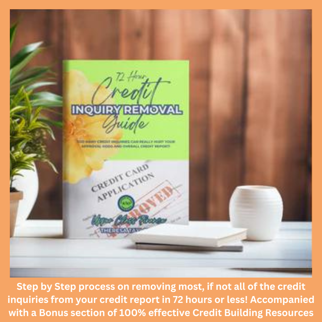 72-Hour Credit Inquiry Removal Guide (Instant eBook Download)