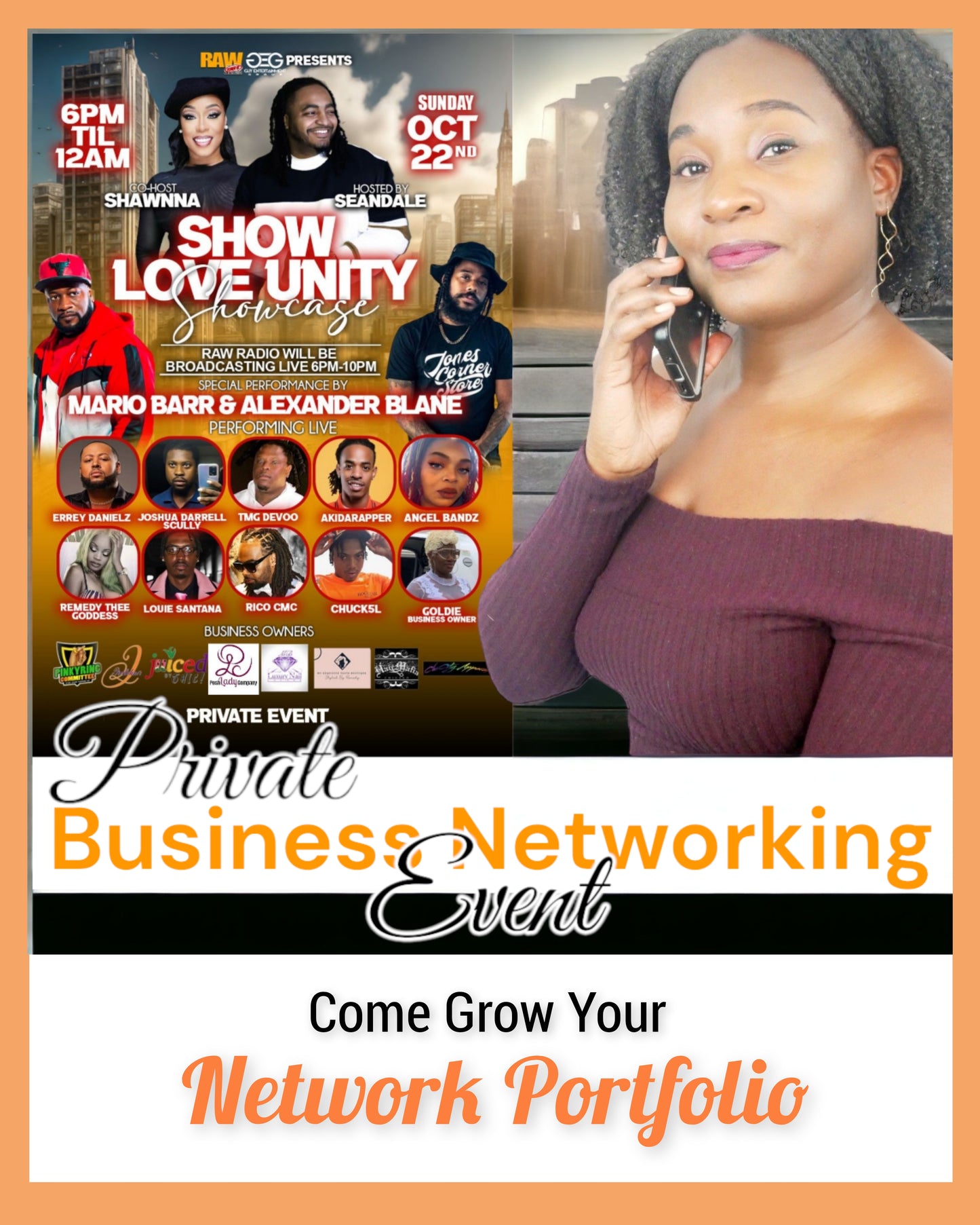 Private Business Networking Event w/Sean Dale & Shawnna